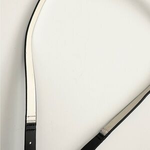 NWT Banana Republic Black and White Leather Belt